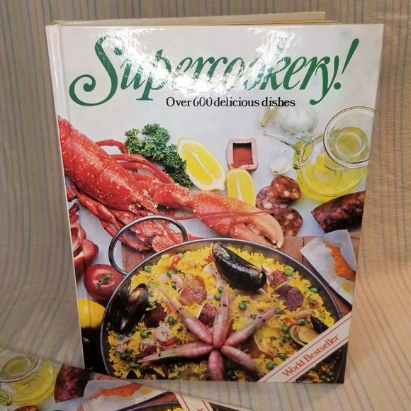Vintage 1985 "Supercookery! Over 600 Delicious Dishes" Mashall Cavendish Recipes - Picture 11 of 12
